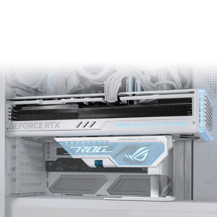 ASUS ROG Herculx Soporte para tarjeta gráfica Blanco ASUS ROG Herculx Soporte para tarjeta gráfica Blanco