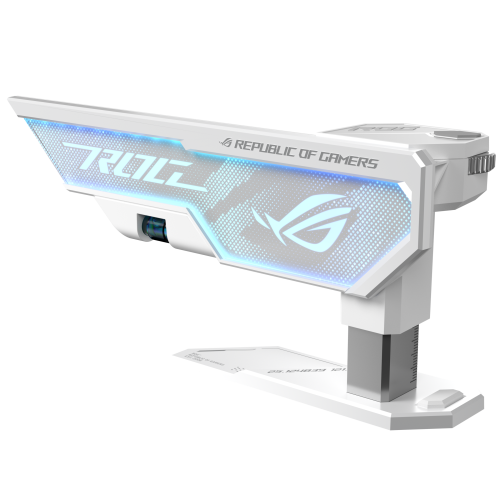 ASUS ROG Herculx Soporte para Tarjeta Gráfica Universal Blanco, Ref. 90DA0023-B09000, Compatible con NVIDIA GeForce RTX 40 Series