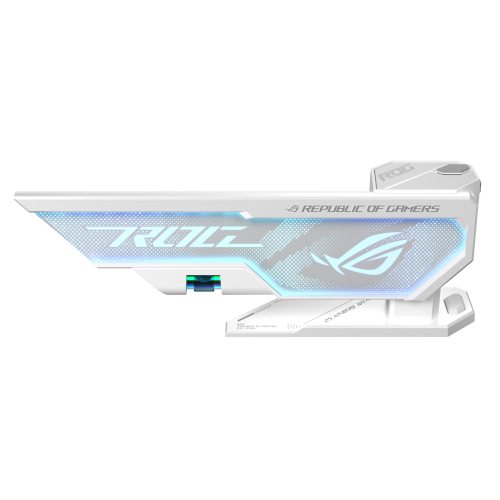 ASUS ROG Herculx Soporte para Tarjeta Gráfica Universal Blanco, Ref. 90DA0023-B09000, Compatible con NVIDIA GeForce RTX 40 Series