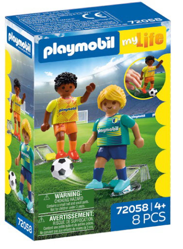 PLAYMOBIL My Life Jugadores de Fútbol