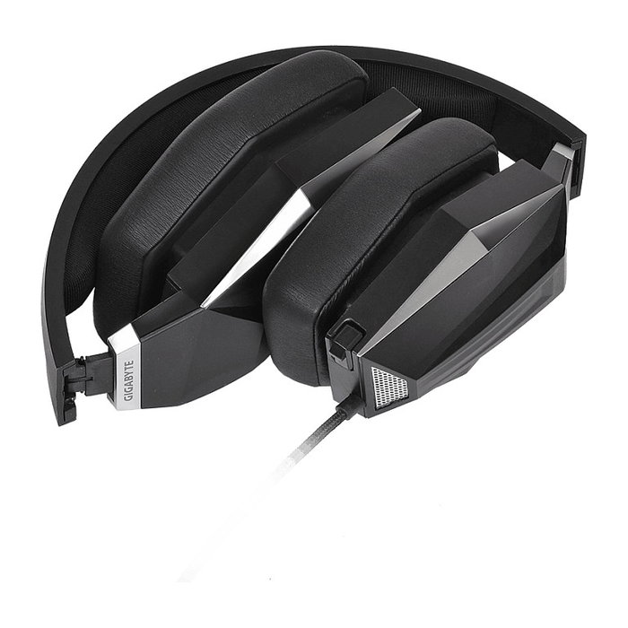 GIGABYTE Force H5 Auriculares Gaming Full-Size Circumaural, Alámbricos, 50 mm, Negro, USB, 3 m