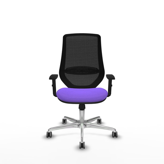 PIQUERAS Y CRESPO Silla de oficina Mardos con mecanismo Sincro, Lila y Negro PIQUERAS Y CRESPO Silla de oficina Mardos con mecanismo Sincro, Lila y Negro