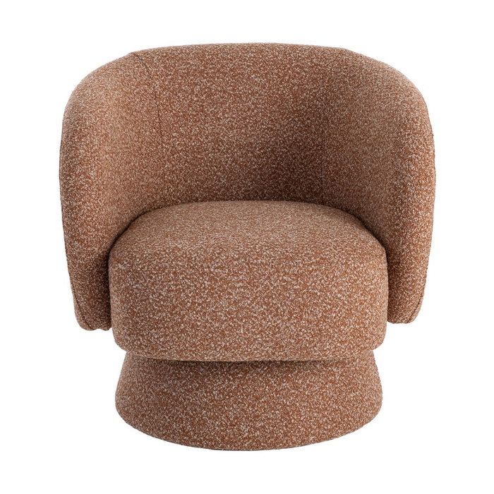 Sillón Giratorio Salmón Tejido Salón 78 X 79 X 77 cm