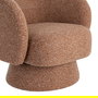 Sillón Giratorio Salmón Tejido Salón 78 X 79 X 77 cm