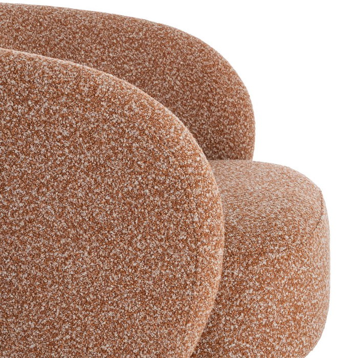 Sillón Giratorio Salmón Tejido Salón 78 X 79 X 77 cm