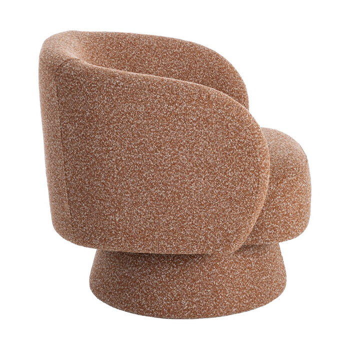 Sillón Giratorio Salmón Tejido Salón 78 X 79 X 77 cm