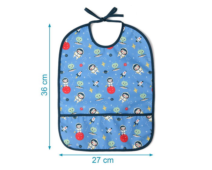 KioKids Vuelta al cole Babero Impermeable Azul +4 meses KioKids Vuelta al cole Babero Impermeable Azul +4 meses