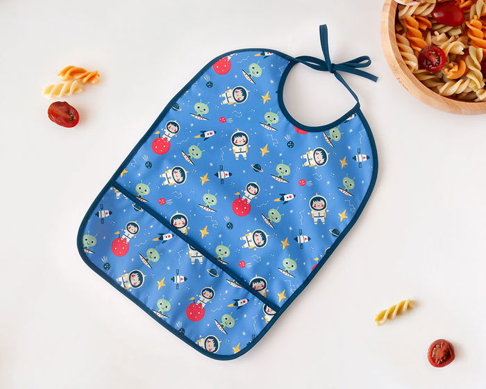 KioKids Vuelta al cole Babero Impermeable Azul +4 meses KioKids Vuelta al cole Babero Impermeable Azul +4 meses