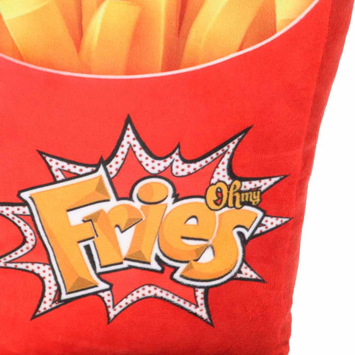 Oh My Pop Cojín Grande Fries Rojo 33 x 33 x 10 cm