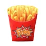 Oh My Pop Cojín Grande Fries Rojo 33 x 33 x 10 cm
