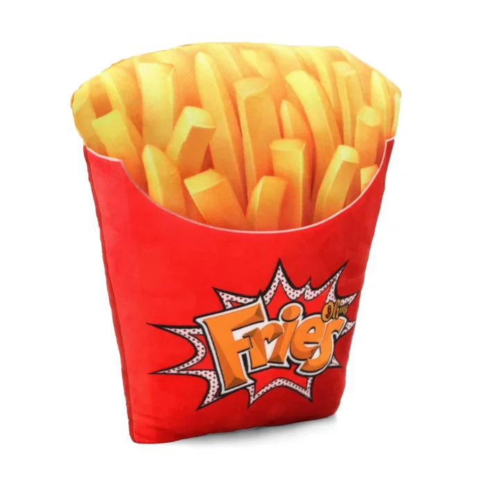 Oh My Pop Cojín Grande Fries Rojo 33 x 33 x 10 cm