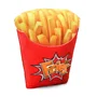 Oh My Pop Cojín Grande Fries Rojo 33 x 33 x 10 cm