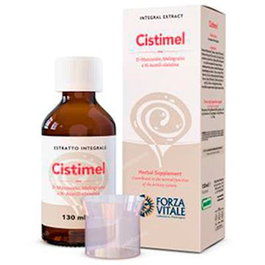 FORZA VITALE Cistimel 130ml - D-Manosa, Granada y N-acetilcisteína para Vías Urinarias y Cistitis