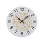 Reloj de Pared Versa Madera Flores 4 x 30 x 30 cm
