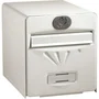 Burg Wachter Buzón Costero en Acero Galvanizado - 2 Puertas - Blanco