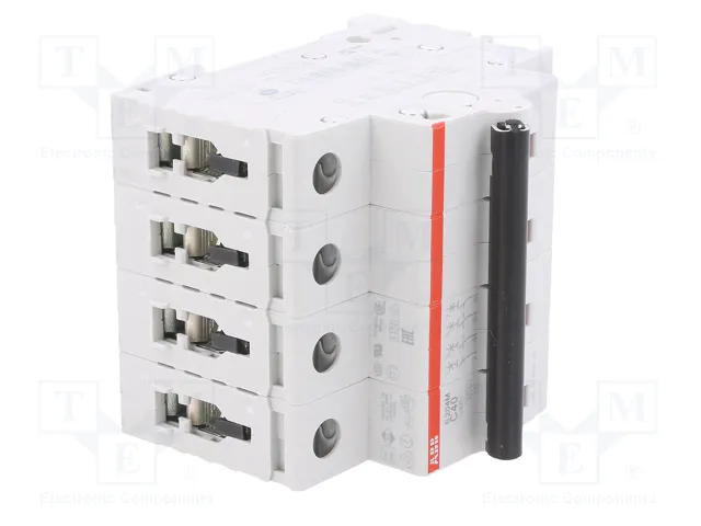 ABB S200M-C40 Interruptor magnetotérmico 4 polos 40A