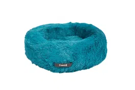 Freedog Cama Donut Azul con Asa 65x65 cm para Perros