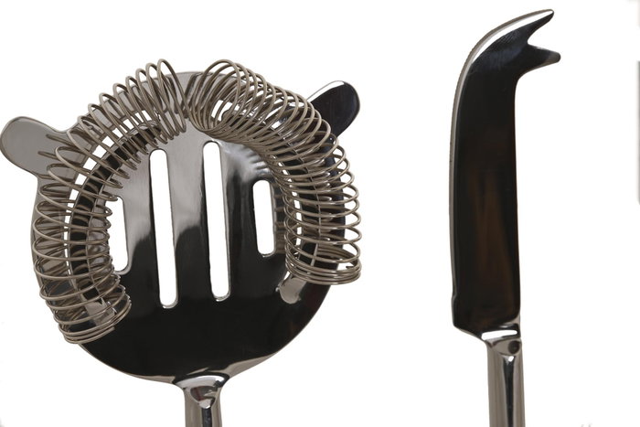DKD Home Decor Set de Cóctel 4 Piezas Inox con Diseño de Perro Plateado Cromado DKD Home Decor Set de Cóctel 4 Piezas Inox con Diseño de Perro Plateado Cromado