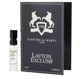 Layton Exclusif, Agua de perfume, Unisex, 1.5 ml Frasco