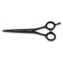 Tres Claveles Tijera de Peluquería Titanium 5,5 pulg. Filo Navaja