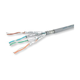 ROLINE 21.15.0884 Cable de Red S/FTP Cat.6A (Cat6a), Cobre Sólido, LSOH, Gris, 300 m, 10000 Mbit/s, 500 MHz