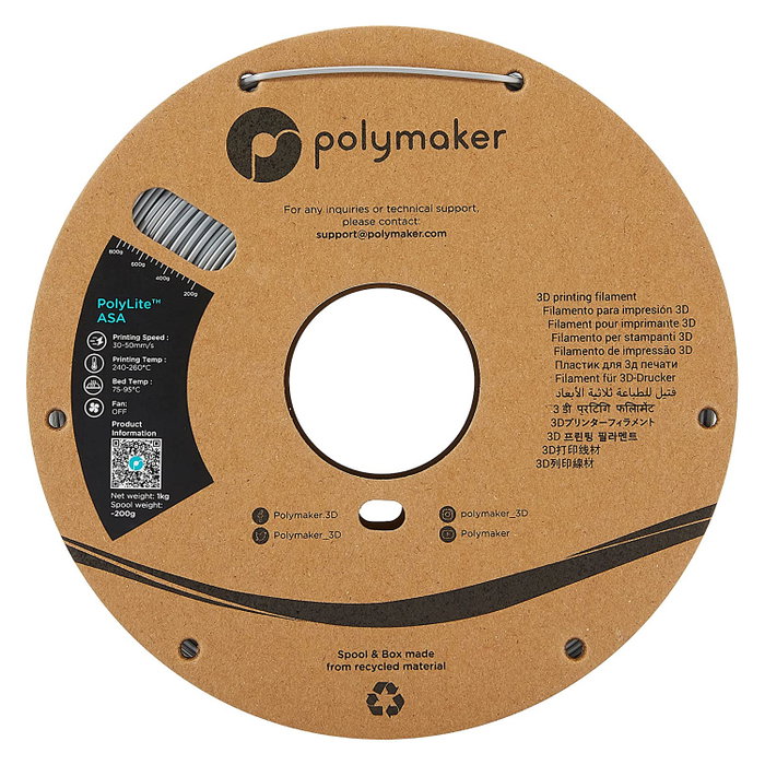 Polmask ASA 1,75mm Grey 1kg