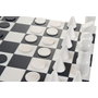 DKD Home Decor Juego de Ajedrez de Madera y Resina Azul Lacado