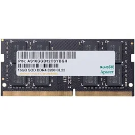Apacer AS16GGB32CSYBGH Memoria RAM 16GB DDR4 3200MHz SODIMM para Portátiles, CL22, 1.2V