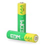 Edm Pila Recargable Eco-Series HR03 AAA 950mAh 1.2V - Pack de 2 Unidades (ø10.5 x 44.5 mm)