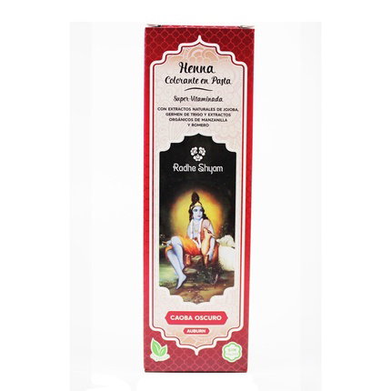 RADHE SHYAM Henna Pasta Caoba Oscuro RADHE SHYAM Henna Pasta Caoba Oscuro