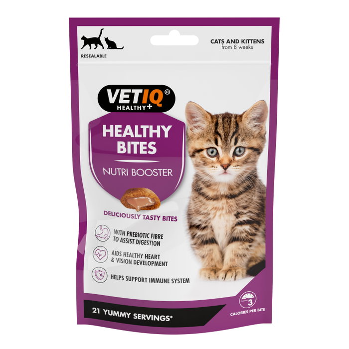 Vetiq Nutri Booster Gatitos Snacks Funcionales 65 gr (Set de 48) Vetiq Nutri Booster Gatitos Snacks Funcionales 65 gr (Set de 48)