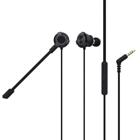 Trust GXT 406 Pine Auriculares Gaming Intraural con Micrófono Boom Extraíble y Estuche Protector - Negro