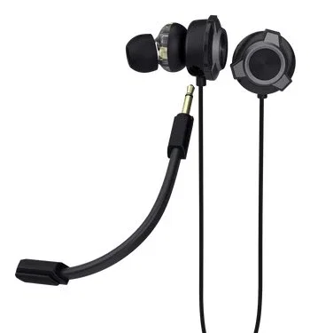 Trust GXT 406 Pine Auriculares Gaming Intraural con Micrófono Boom Extraíble y Estuche Protector - Negro