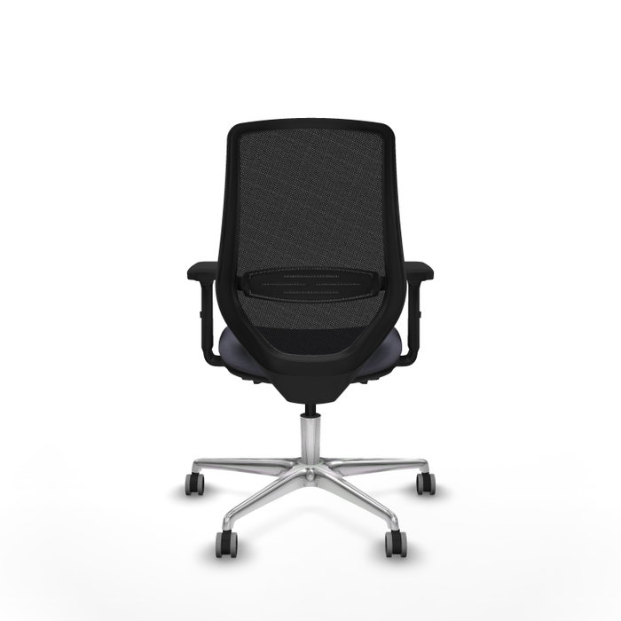 PIQUERAS Y CRESPO Silla de oficina Mardos con mecanismo Sincro/Traslack Gris oscuro y Negro