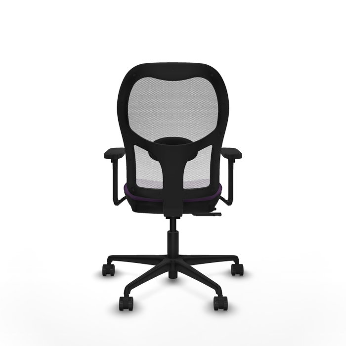 PIQUERAS Y CRESPO Silla de oficina Jorquera con mecanismo Sincro/Traslack, Morado y Blanco PIQUERAS Y CRESPO Silla de oficina Jorquera con mecanismo Sincro/Traslack, Morado y Blanco