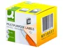Q-connect KF18531 Etiquetas Adhesivas Permanentes compatibles con DYMO 11352, 54x25 mm