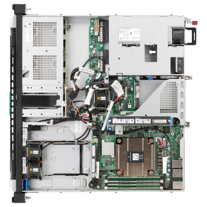 HPE ProLiant DL20 Gen11 Servidor 1U con Procesador Intel Xeon E-2334 6 núcleos 3.1GHz, 32GB RAM DDR5, 2x480GB SSD SATA, Fuente de Alimentación 1000W Hot Plug