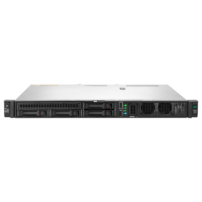 HPE ProLiant DL20 Gen11 Servidor 1U con Procesador Intel Xeon E-2334 6 núcleos 3.1GHz, 32GB RAM DDR5, 2x480GB SSD SATA, Fuente de Alimentación 1000W Hot Plug