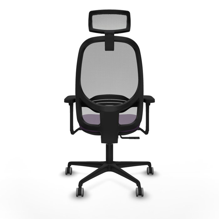 PIQUERAS Y CRESPO Silla de oficina Cilanco con mecanismo Sincro, Morado y Gris