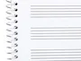 Liderpapel Bloc música pentagrama 3mm folio apaisado 100 g/m2 20 hojas