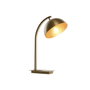 DKD Home Decor Lámpara de Sobremesa Acero Patinado Dorado