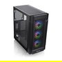 Thermaltake Versa T27 ARGB Black Midi Tower PC Gaming ATX EATX Micro ATX Mini-ITX con Panel de Vidrio Templado y Gestión de Cables