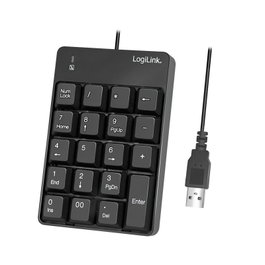 Logilink ID0184 Teclado Numérico USB Negro