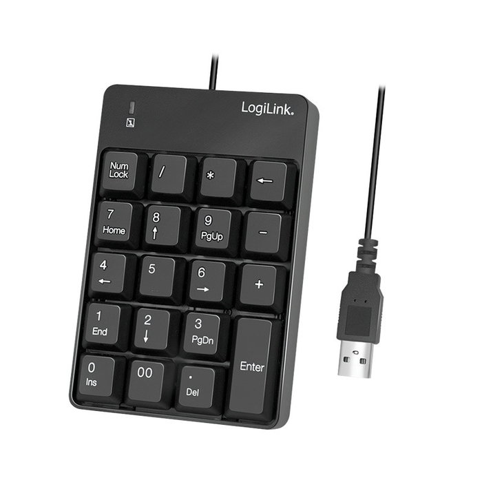 Logilink ID0184 Teclado Numérico USB Negro Logilink ID0184 Teclado Numérico USB Negro