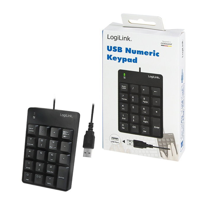 Logilink ID0184 Teclado Numérico USB Negro Logilink ID0184 Teclado Numérico USB Negro