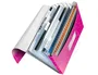 Leitz Wow Carpeta Clasificadora Polipropileno A4 6 Separadores + Extra Ancho Fucsia 38x330x254 mm