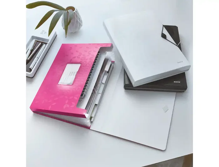 Leitz Wow Carpeta Clasificadora Polipropileno A4 6 Separadores + Extra Ancho Fucsia 38x330x254 mm Leitz Wow Carpeta Clasificadora Polipropileno A4 6 Separadores + Extra Ancho Fucsia 38x330x254 mm