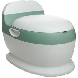Thermobaby THE3023191751763 Mini Inodoro - Sage Green - Cómodo con Sonido de Descarga