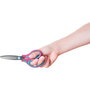 Pelikan griffix Tijeras Escolares Redondas para Diestros LovelyPink, Corte Recto, Mango Ergonómico, Azul/Rosa, para Niños