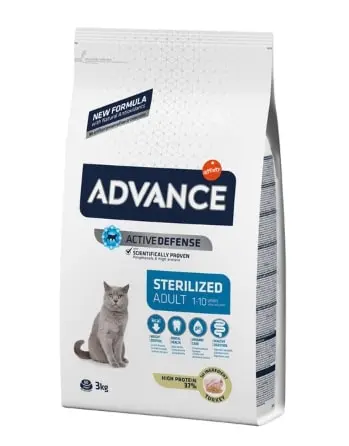 Affinity Advance Feline Adult Sterilized Pavo Alimento para Gatos Esterilizados Sabor Pavo 3 kg Affinity Advance Feline Adult Sterilized Pavo Alimento para Gatos Esterilizados Sabor Pavo 3 kg